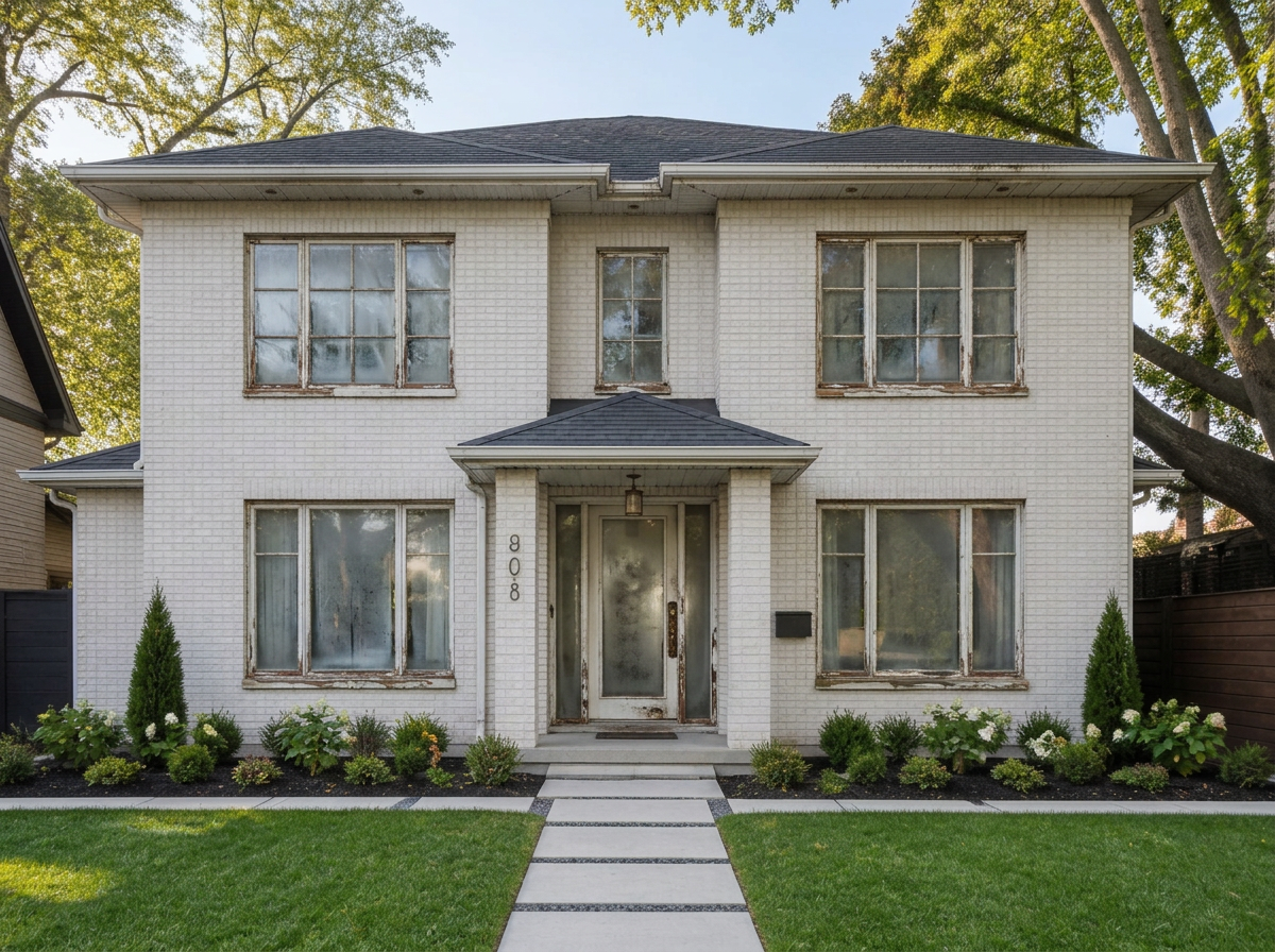 Failed Single-Pane Units to Modern Windows — before