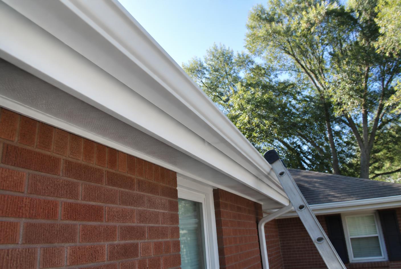 Fascia Repair & Re-Hang — Gutters project by REN Specialists in Decatur, GA