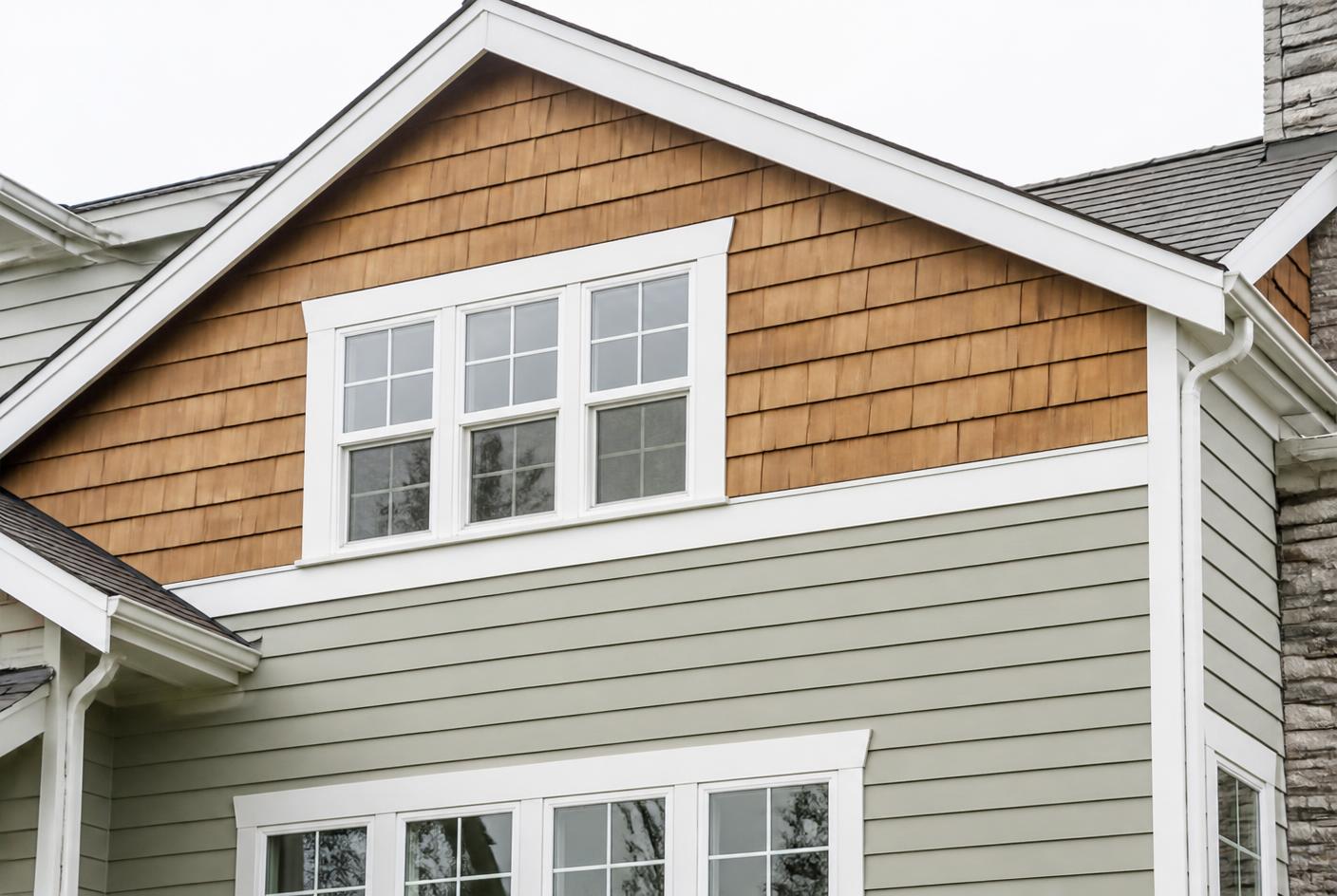 Shake Accent & Gable Upgrade — Siding project by REN Specialists in Woodstock, GA